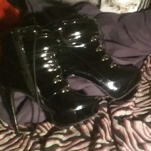 Size 8 1/2 platform high heels